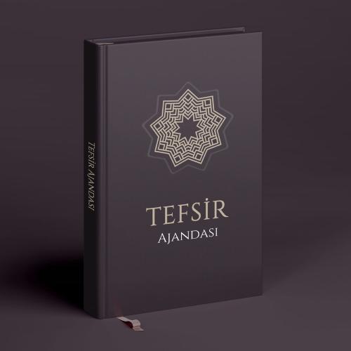 Tefsir Ajandası - Sert Kapak - Füme - Siyah