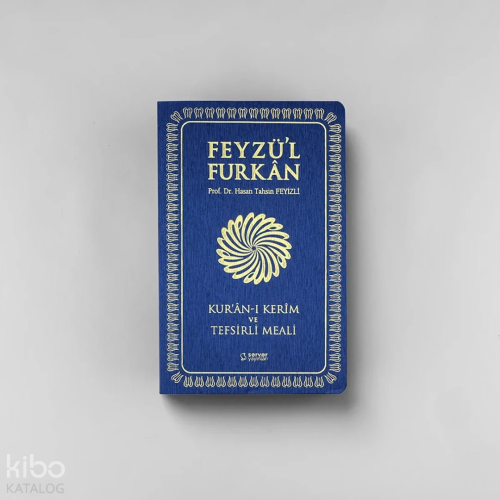 Feyzü'l Furkân Kur'ânı Kerîm ve Tefsirli Meali (Sempatik Cep Boy İnce Cilt) Lacivert