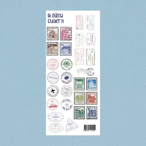 Sticker - Posta Pulları